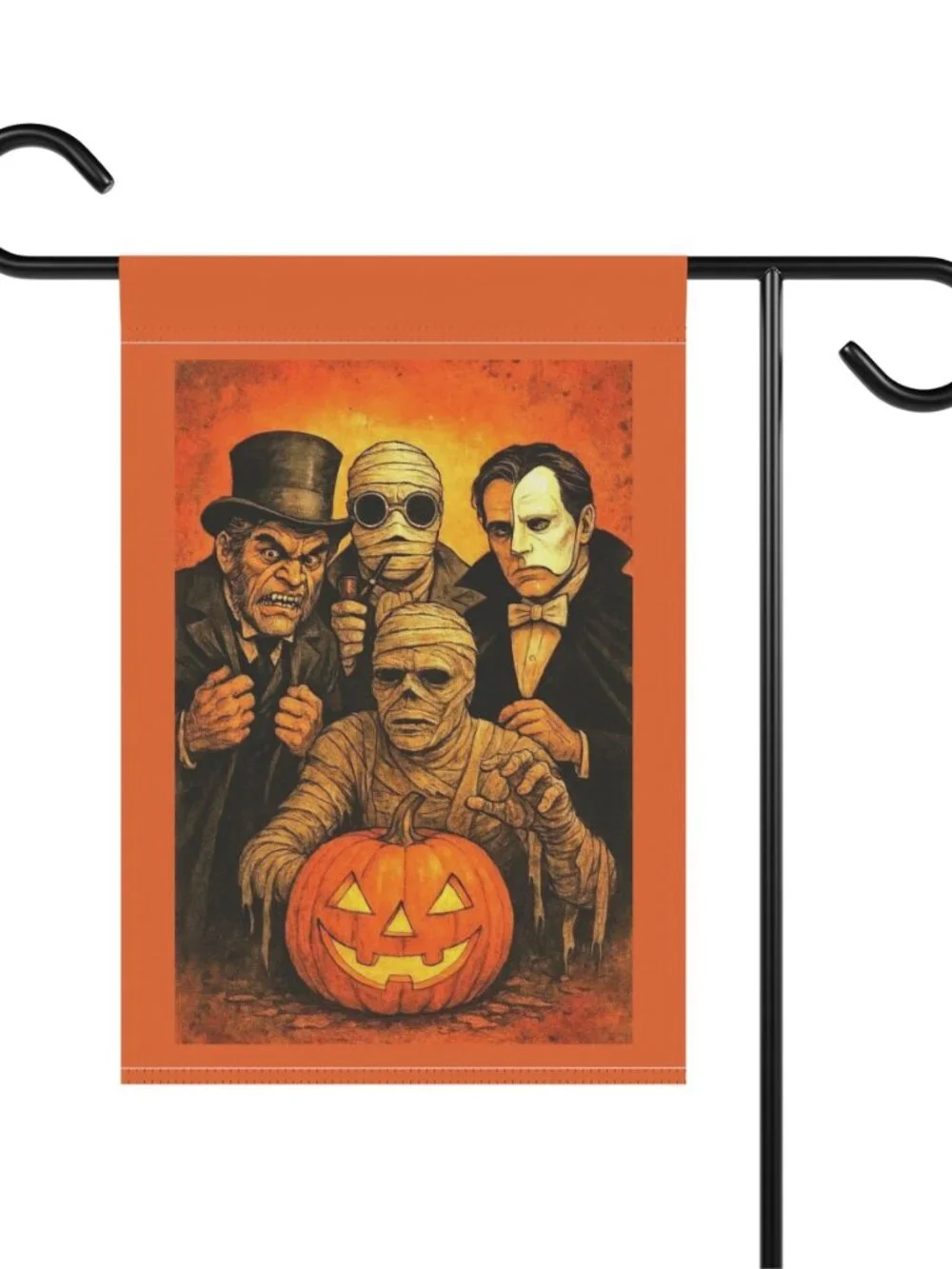 Halloween Mummy Phantom Pumpkin Garden Flag